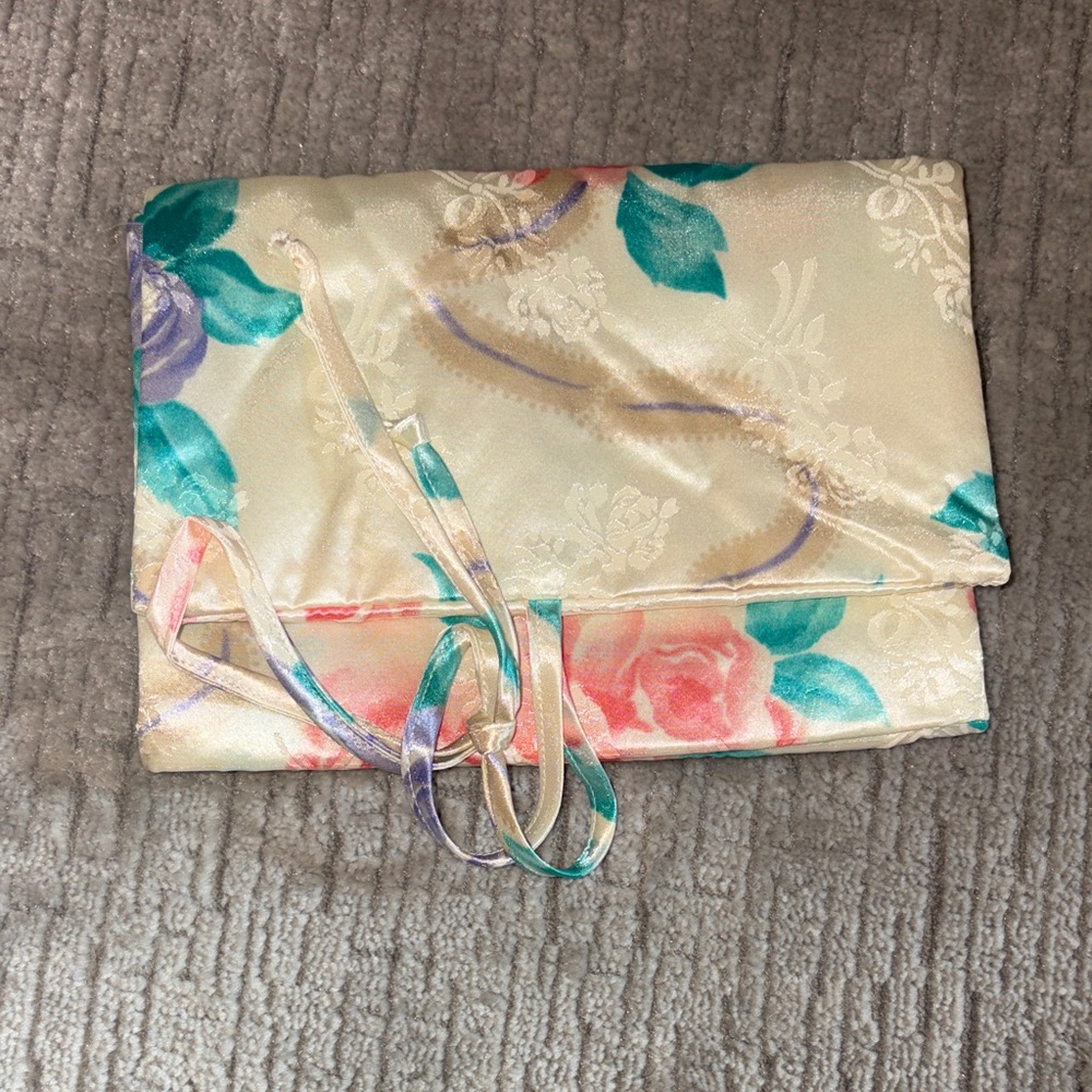 Dior Pastel Floral Satin Accessory